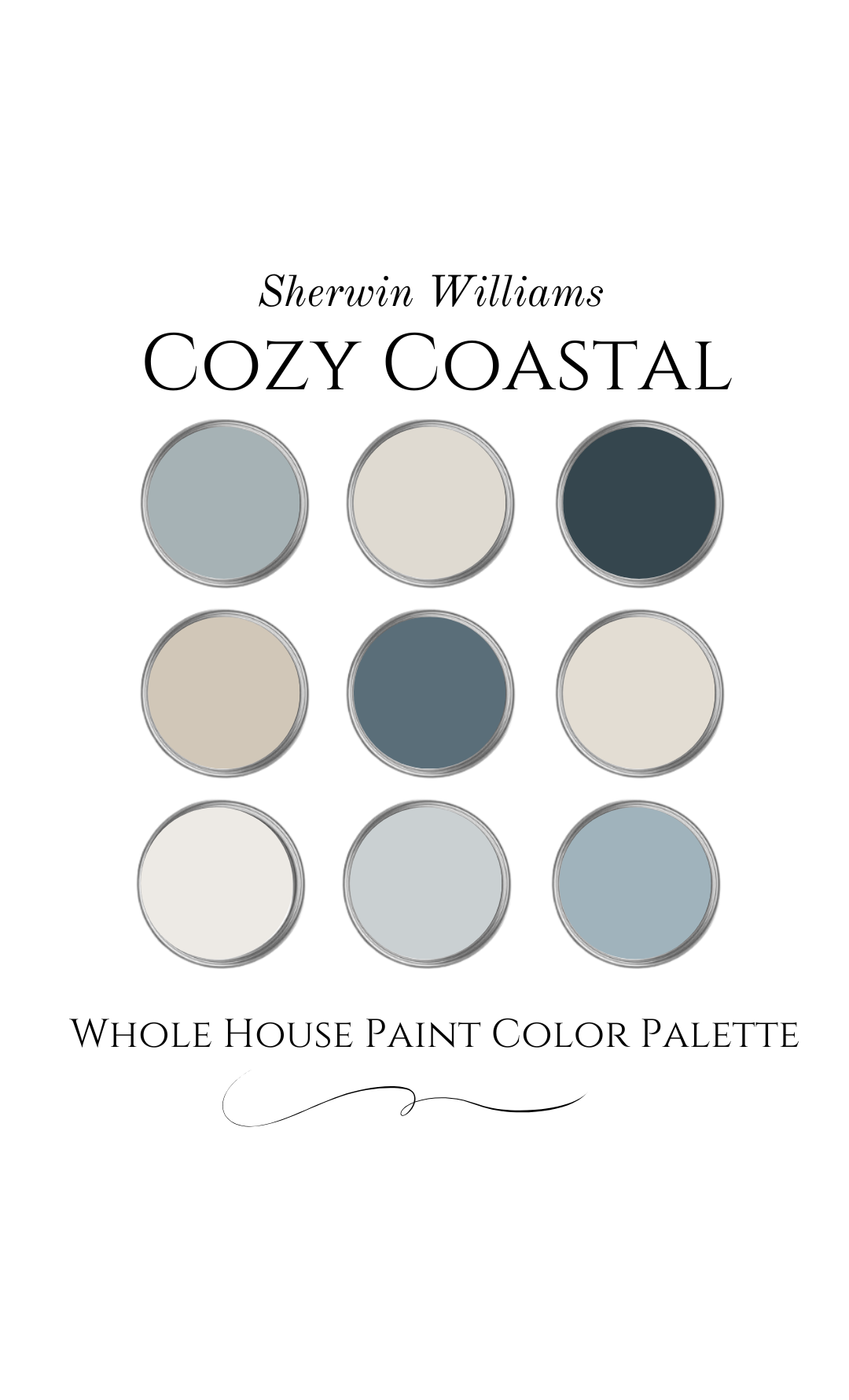 SW Cozy Coastal Palette