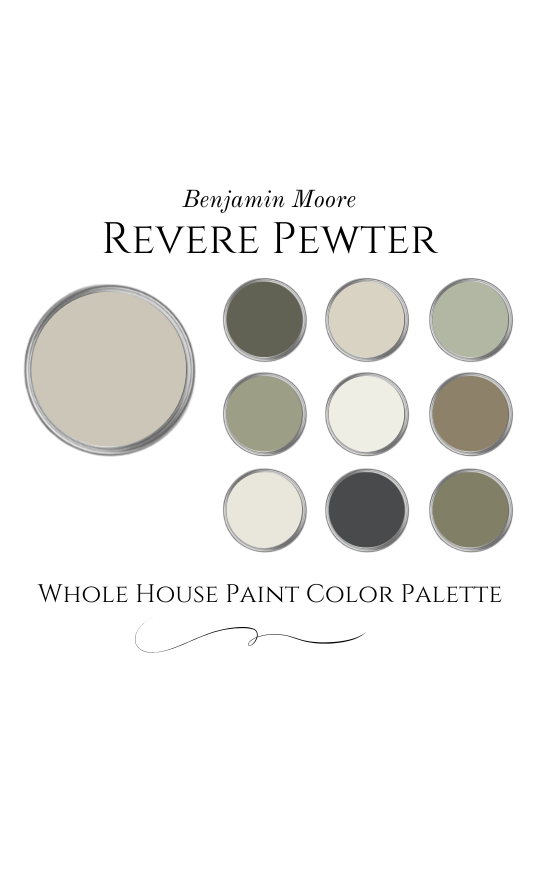 BM Revere Pewter Palette
