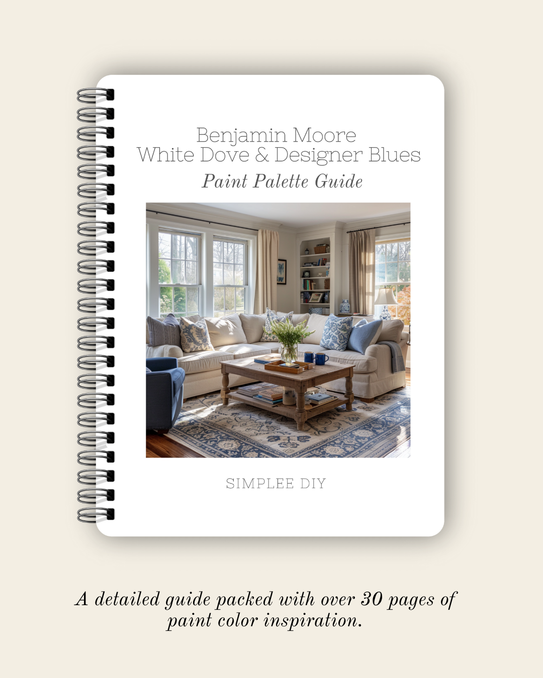 BM White Dove & Designer Blues Palette