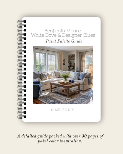 BM White Dove & Designer Blues Palette