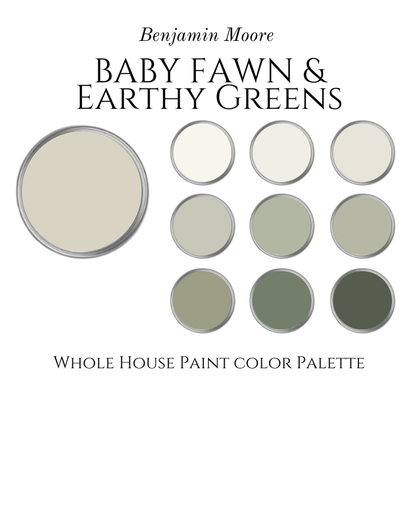 BM Baby Fawn & Earthy Greens Palette