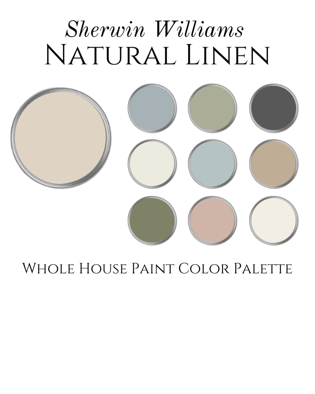SW Natural Linen Palette