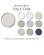 BM Pale Oak Palette
